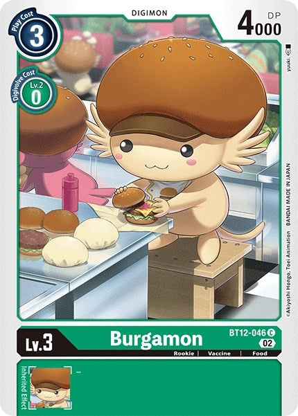 Image for Burgamon (BT12-046 C) (Across Time) - Digimon Card Game