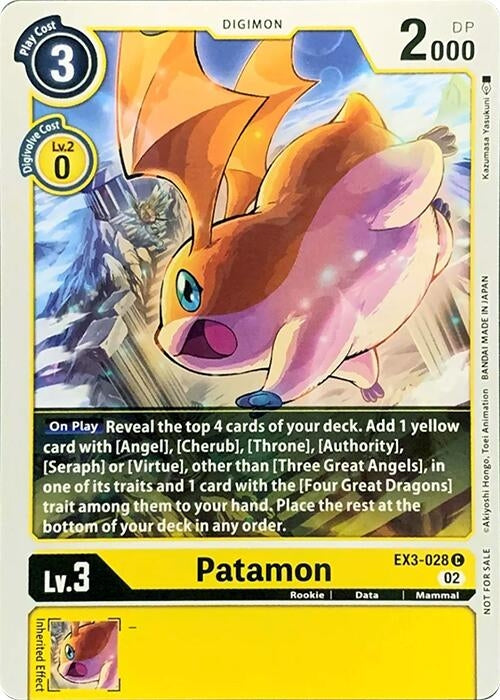 Image for Patamon (EX3-028 C) (Revision Pack Cards) - Digimon Card Game