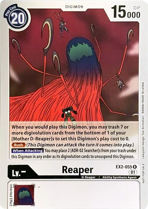 Image for Reaper (EX2-055 R) (Revision Pack Cards) - Digimon Card Game