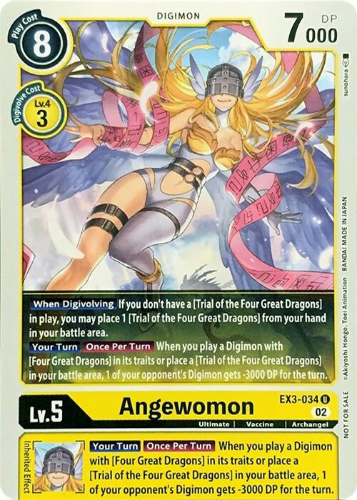 Image for Angewomon (EX3-034 U) (Revision Pack Cards) - Digimon Card Game