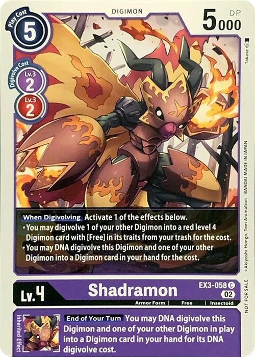 Image for Shadramon (EX3-058 C) (Revision Pack Cards) - Digimon Card Game