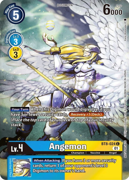 Image for Angemon (Official Tournament Pack Vol.9) (BT8-024 C) (New Awakening) - Digimon Card Game