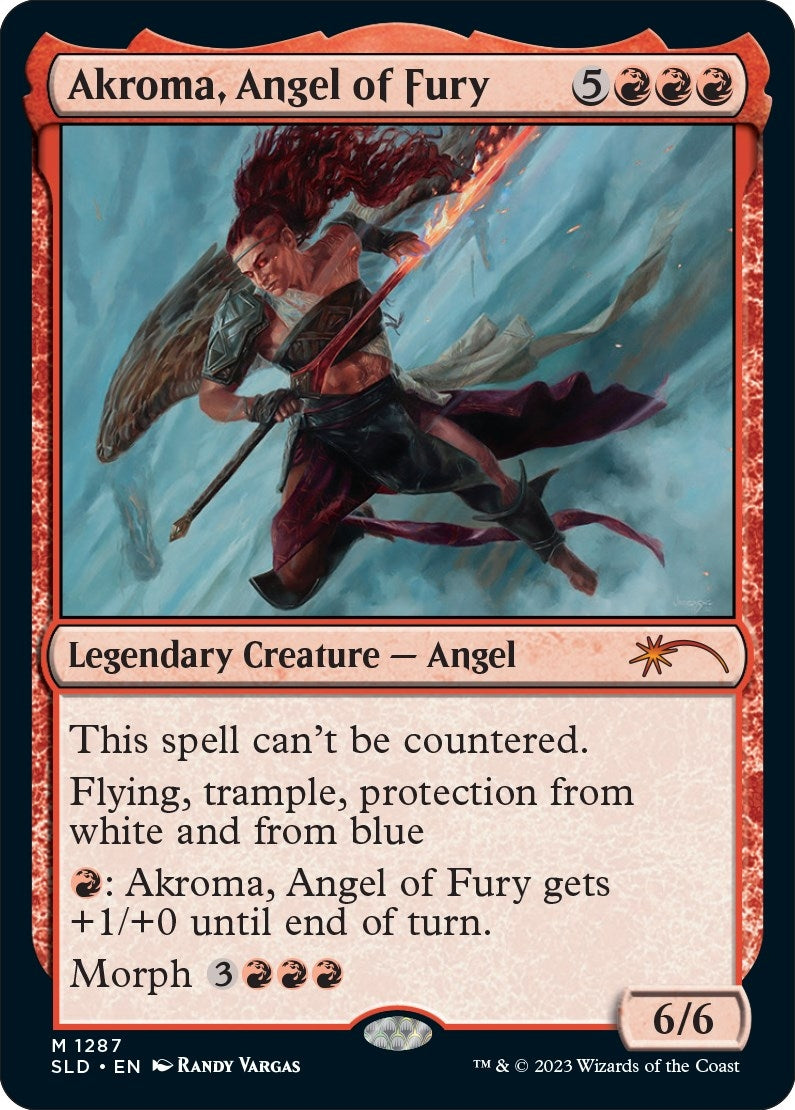 Image for Akroma, Angel of Fury (1287) (Secret Lair Drop Series) - Magic: The Gathering