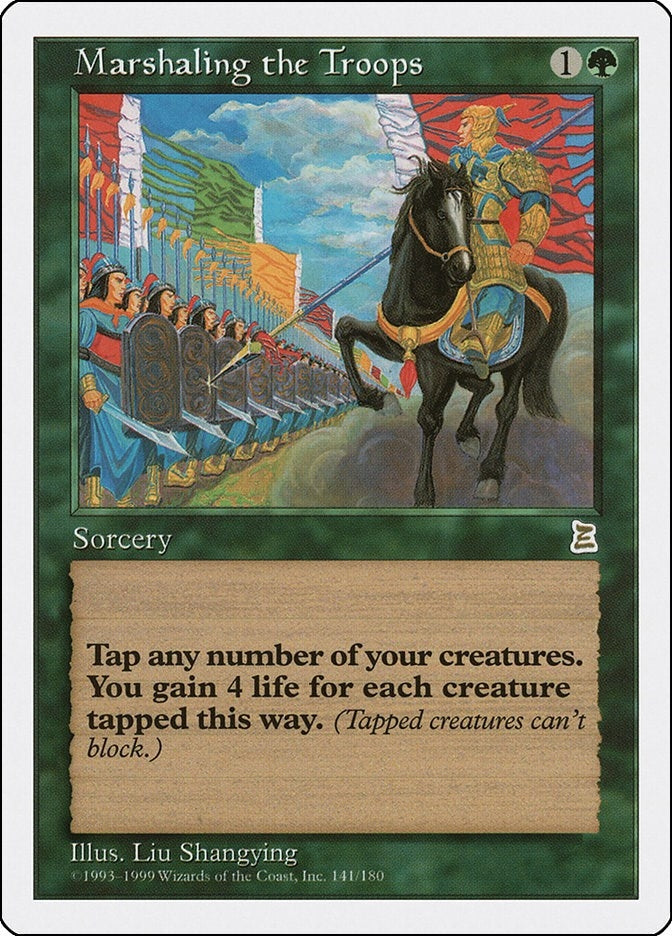 Image for Marshaling the Troops (141) (Portal Three Kingdoms) - Magic: The Gathering
