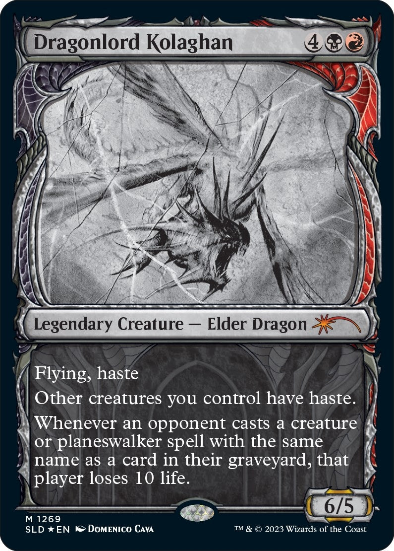 Image for Dragonlord Kolaghan (Halo Foil) (1269) (Secret Lair Drop Series) - Magic: The Gathering