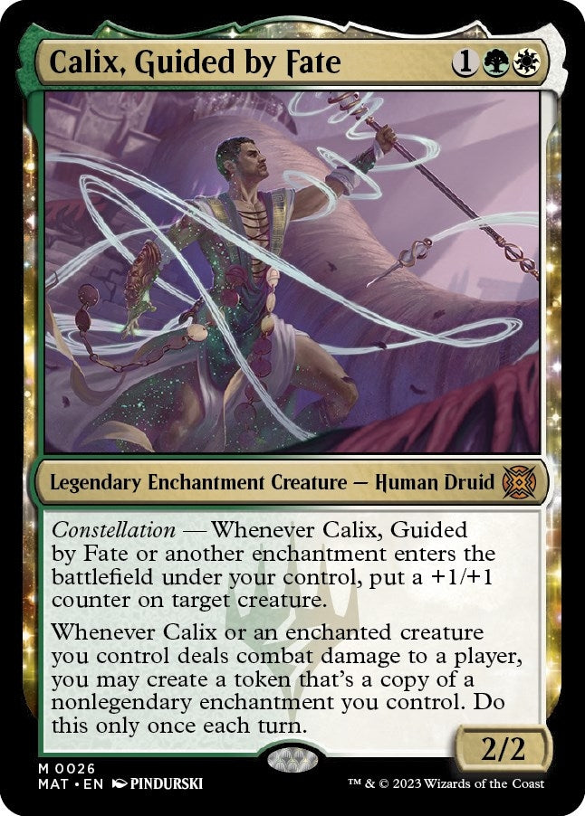 Image for Calix, Guided by Fate (26) (March of the Machine: The Aftermath) - Magic: The Gathering