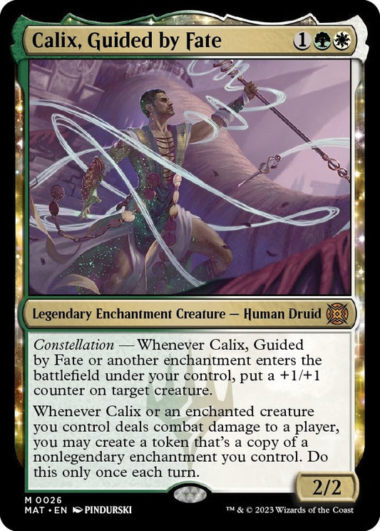 Image for Calix, Guided by Fate (26) (March of the Machine: The Aftermath) - Magic: The Gathering
