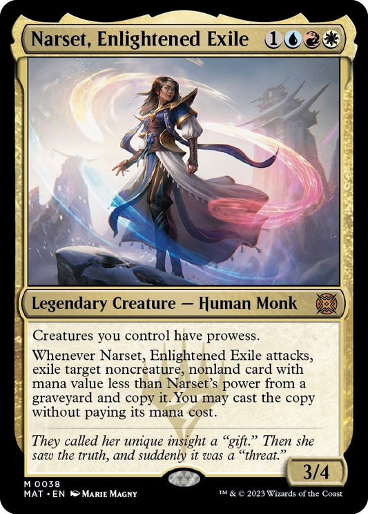 Image for Narset, Enlightened Exile (38) (March of the Machine: The Aftermath) - Magic: The Gathering