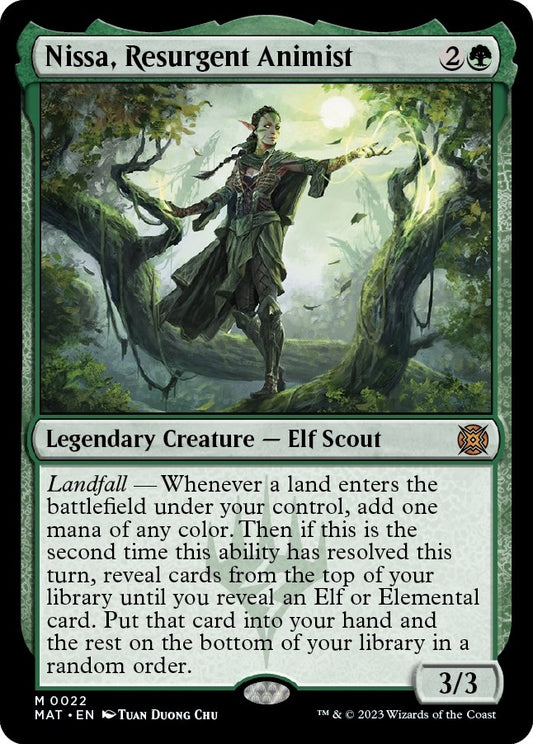 Image for Nissa, Resurgent Animist (22) (March of the Machine: The Aftermath) - Magic: The Gathering
