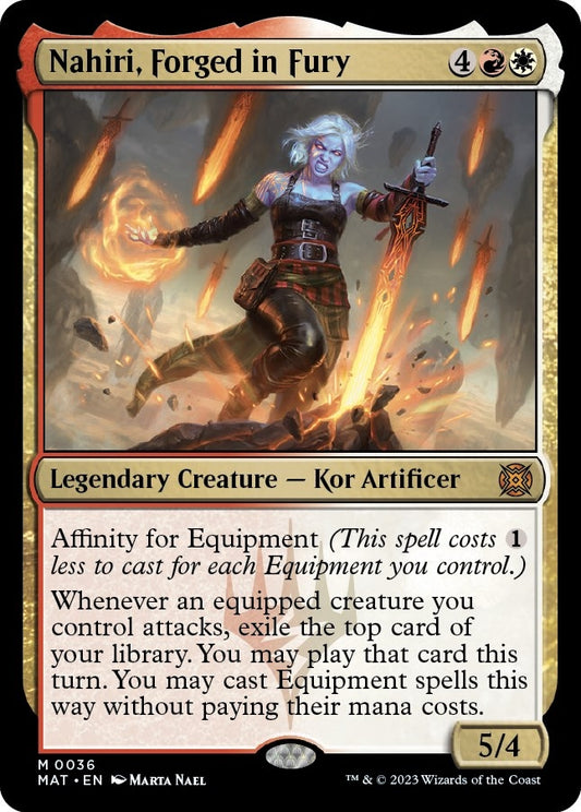 Image for Nahiri, Forged in Fury (36) (March of the Machine: The Aftermath) - Magic: The Gathering