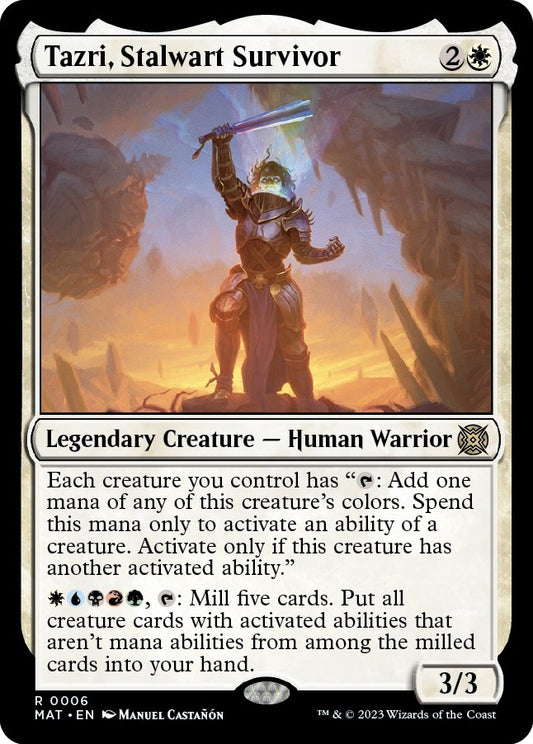 Image for Tazri, Stalwart Survivor (6) (March of the Machine: The Aftermath) - Magic: The Gathering
