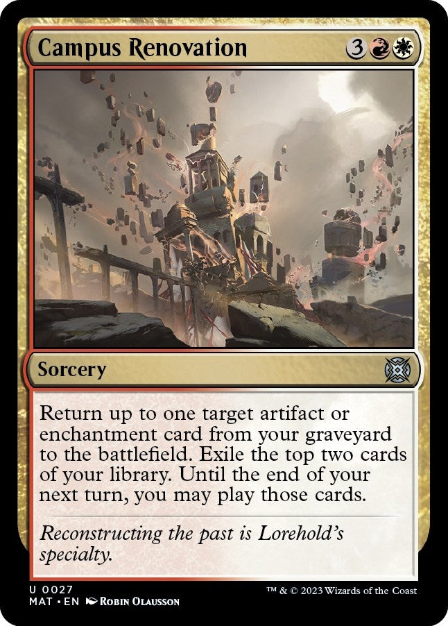 Image for Campus Renovation (27) (March of the Machine: The Aftermath) - Magic: The Gathering