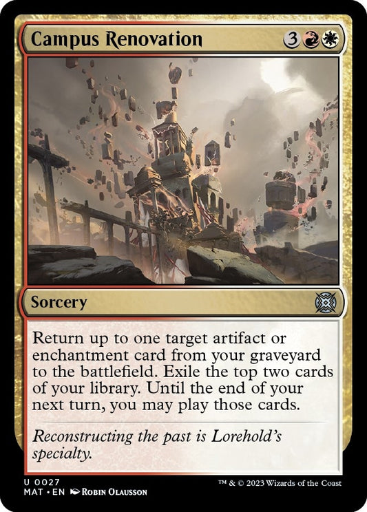 Image for Campus Renovation (27) (March of the Machine: The Aftermath) - Magic: The Gathering