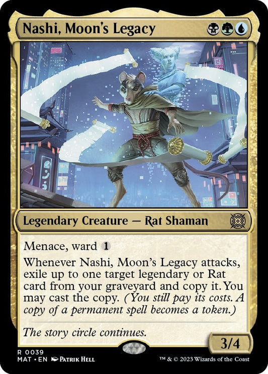 Image for Nashi, Moon's Legacy (39) (March of the Machine: The Aftermath) - Magic: The Gathering