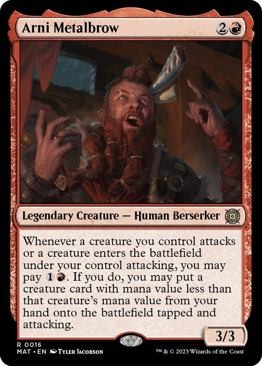 Image for Arni Metalbrow (16) (March of the Machine: The Aftermath) - Magic: The Gathering