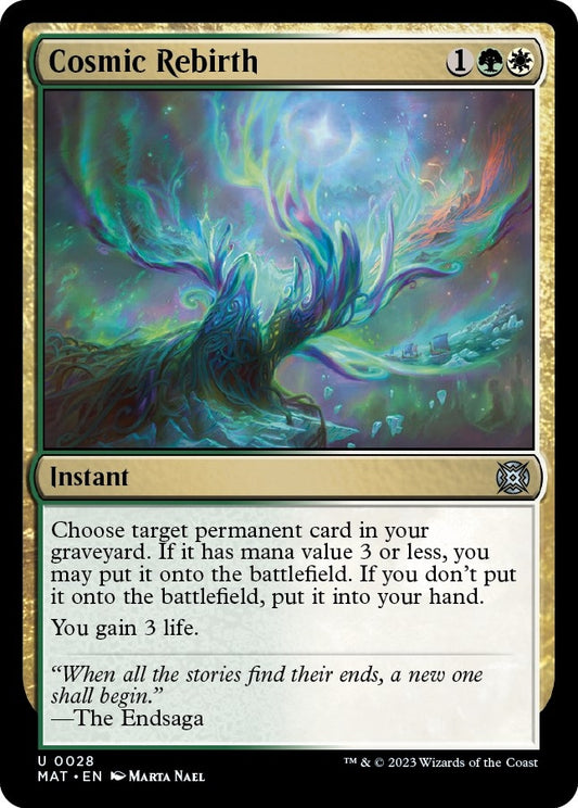 Image for Cosmic Rebirth (28) (March of the Machine: The Aftermath) - Magic: The Gathering