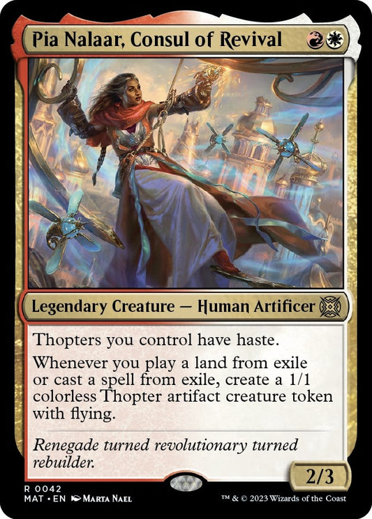 Image for Pia Nalaar, Consul of Revival (42) (March of the Machine: The Aftermath) - Magic: The Gathering