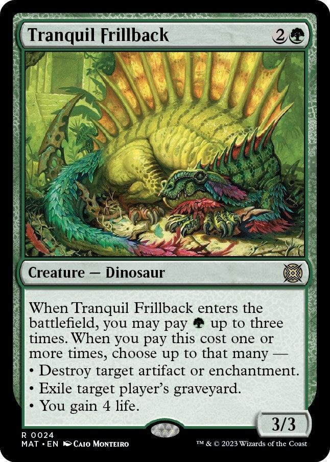 Image for Tranquil Frillback (24) (March of the Machine: The Aftermath) - Magic: The Gathering