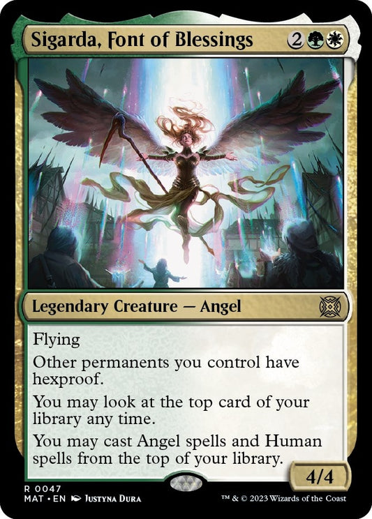 Image for Sigarda, Font of Blessings (47) (March of the Machine: The Aftermath) - Magic: The Gathering