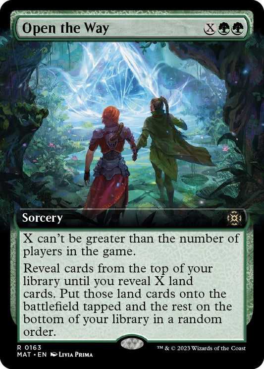 Image for Open the Way (Extended Art) (163) (March of the Machine: The Aftermath) - Magic: The Gathering