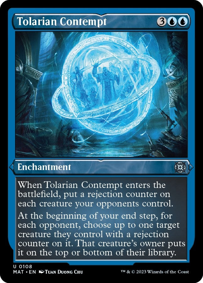Image for Tolarian Contempt (Foil Etched) (108) (March of the Machine: The Aftermath) - Magic: The Gathering