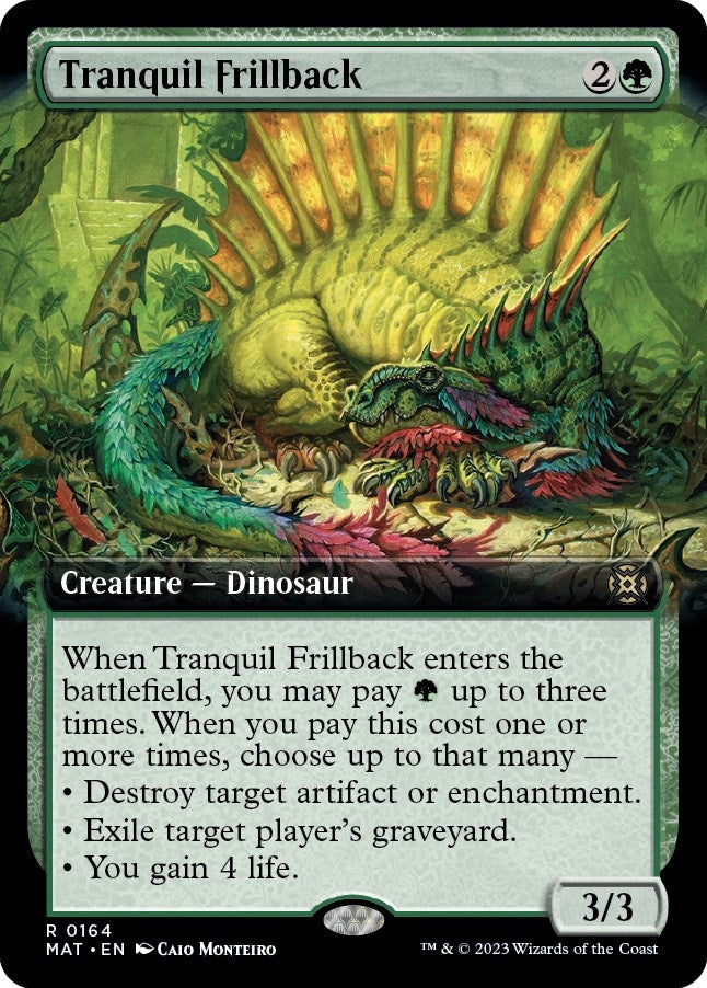 Image for Tranquil Frillback (Extended Art) (164) (March of the Machine: The Aftermath) - Magic: The Gathering
