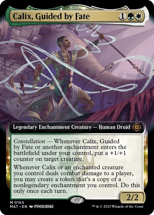 Image for Calix, Guided by Fate (Extended Art) (165) (March of the Machine: The Aftermath) - Magic: The Gathering