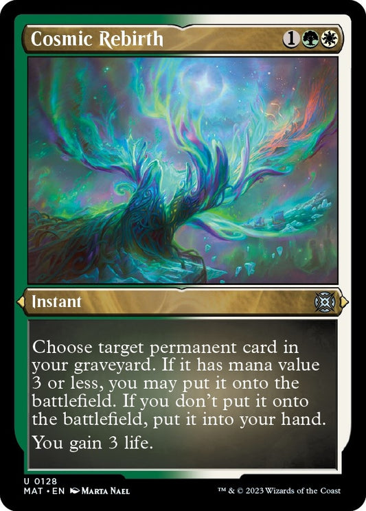 Image for Cosmic Rebirth (Foil Etched) (128) (March of the Machine: The Aftermath) - Magic: The Gathering