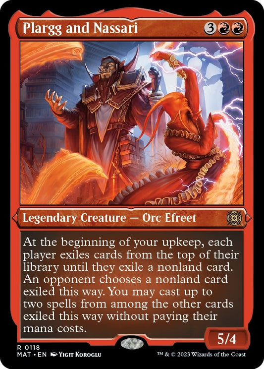 Image for Plargg and Nassari (Foil Etched) (118) (March of the Machine: The Aftermath) - Magic: The Gathering