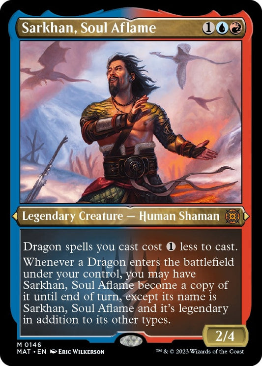 Image for Sarkhan, Soul Aflame (Foil Etched) (146) (March of the Machine: The Aftermath) - Magic: The Gathering