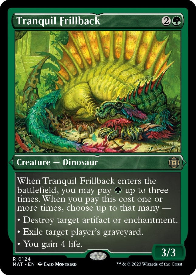 Image for Tranquil Frillback (Foil Etched) (124) (March of the Machine: The Aftermath) - Magic: The Gathering