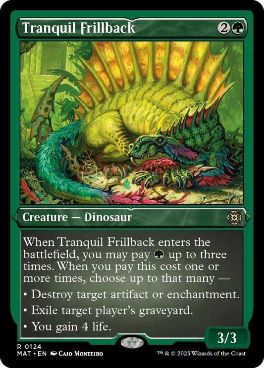 Image for Tranquil Frillback (Foil Etched) (124) (March of the Machine: The Aftermath) - Magic: The Gathering