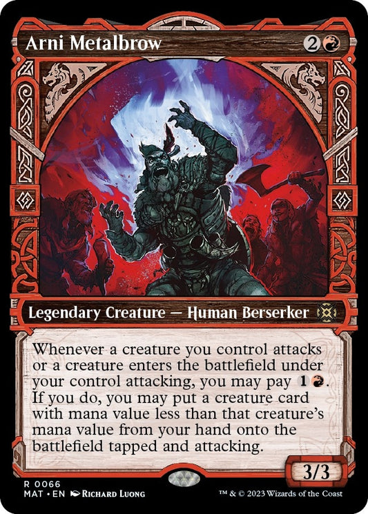 Image for Arni Metalbrow (Showcase) (66) (March of the Machine: The Aftermath) - Magic: The Gathering