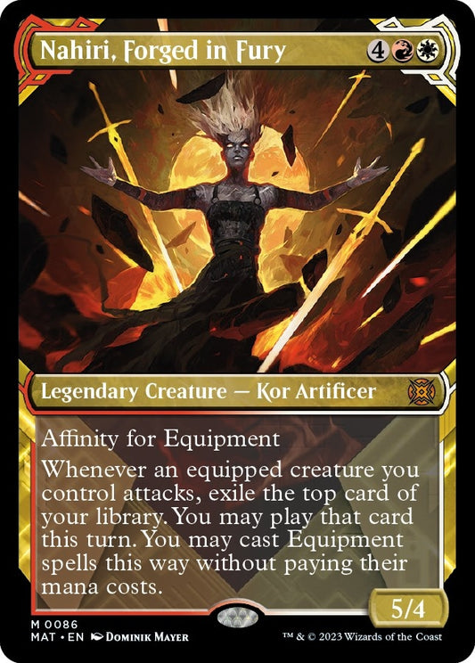 Image for Nahiri, Forged in Fury (Showcase) (86) (March of the Machine: The Aftermath) - Magic: The Gathering