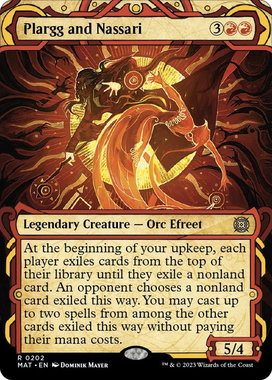 Image for Plargg and Nassari (Halo Foil) (202) (March of the Machine: The Aftermath) - Magic: The Gathering