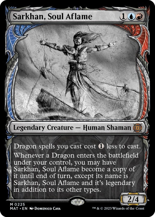 Image for Sarkhan, Soul Aflame (Halo Foil) (225) (March of the Machine: The Aftermath) - Magic: The Gathering