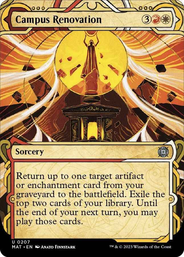 Image for Campus Renovation (Halo Foil) (207) (March of the Machine: The Aftermath) - Magic: The Gathering