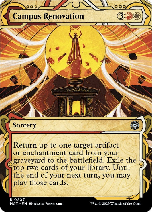 Image for Campus Renovation (Halo Foil) (207) (March of the Machine: The Aftermath) - Magic: The Gathering
