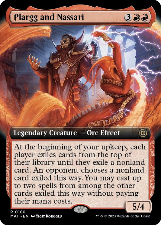 Image for Plargg and Nassari (Extended Art) (160) (March of the Machine: The Aftermath) - Magic: The Gathering