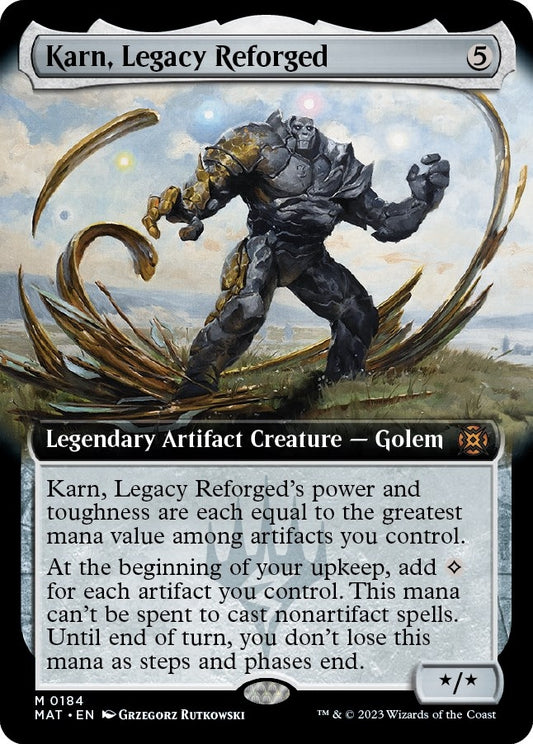 Image for Karn, Legacy Reforged (Extended Art) (184) (March of the Machine: The Aftermath) - Magic: The Gathering