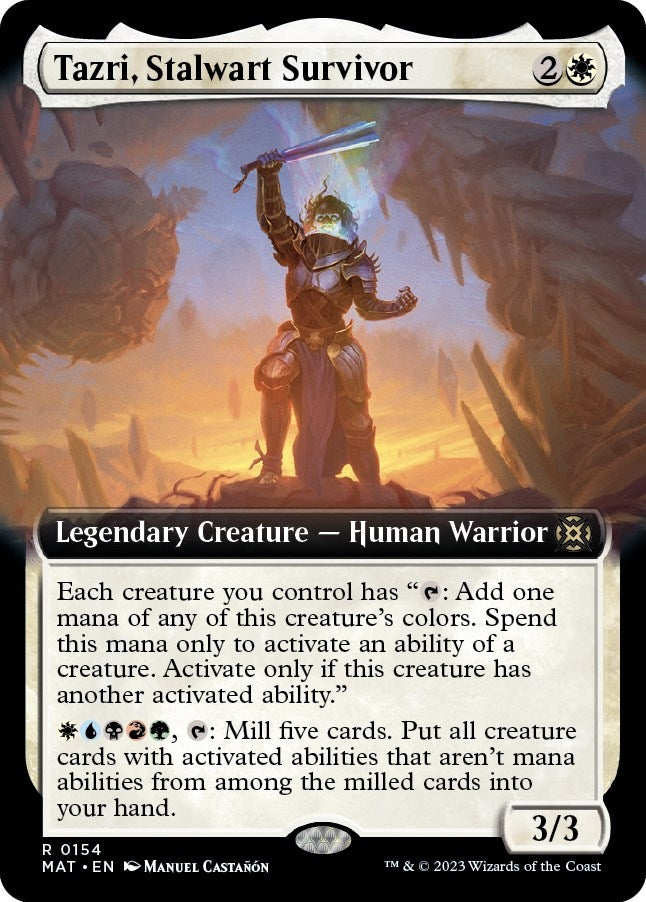 Image for Tazri, Stalwart Survivor (Extended Art) (154) (March of the Machine: The Aftermath) - Magic: The Gathering