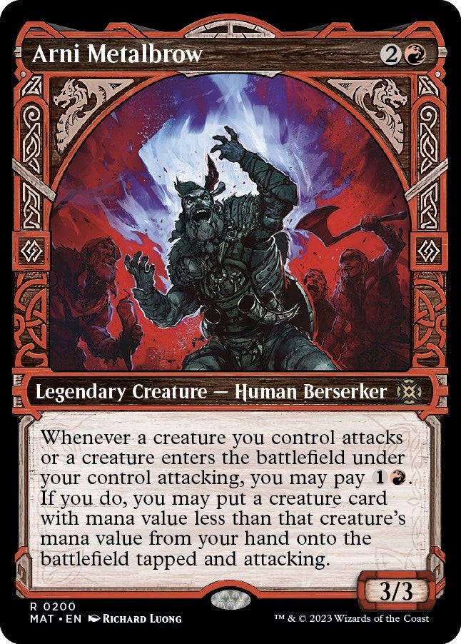 Image for Arni Metalbrow (Halo Foil) (200) (March of the Machine: The Aftermath) - Magic: The Gathering