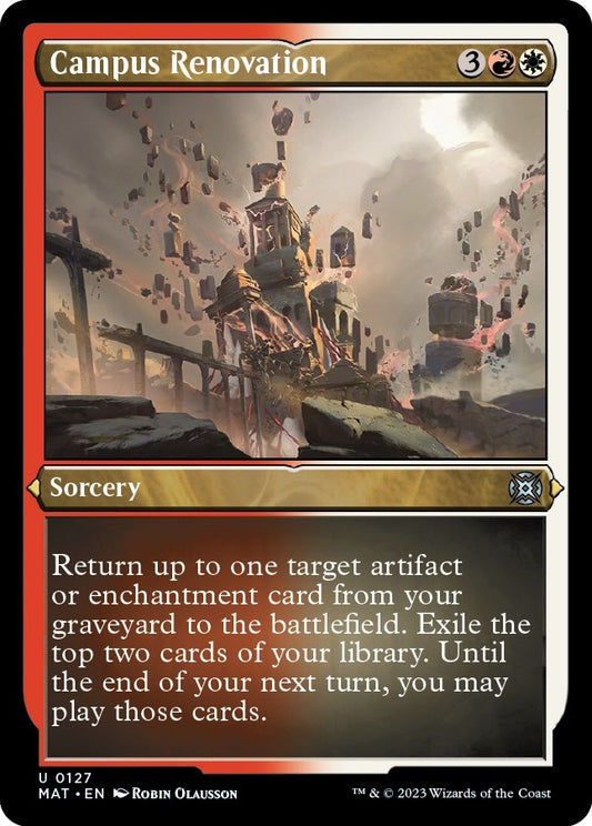 Image for Campus Renovation (Foil Etched) (127) (March of the Machine: The Aftermath) - Magic: The Gathering