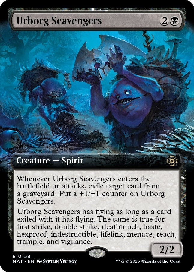 Image for Urborg Scavengers (Extended Art) (158) (March of the Machine: The Aftermath) - Magic: The Gathering