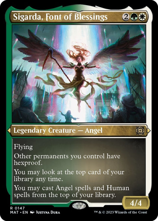 Image for Sigarda, Font of Blessings (Foil Etched) (147) (March of the Machine: The Aftermath) - Magic: The Gathering
