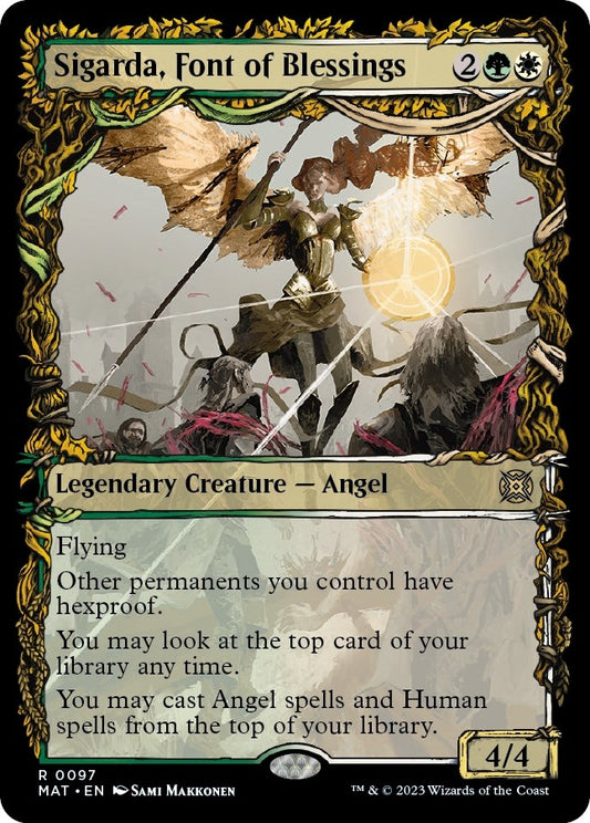 Image for Sigarda, Font of Blessings (Showcase) (97) (March of the Machine: The Aftermath) - Magic: The Gathering