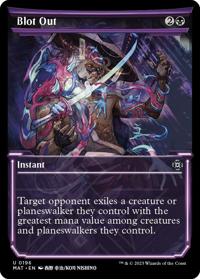 Image for Blot Out (Halo Foil) (196) (March of the Machine: The Aftermath) - Magic: The Gathering