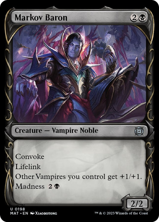 Image for Markov Baron (Halo Foil) (198) (March of the Machine: The Aftermath) - Magic: The Gathering