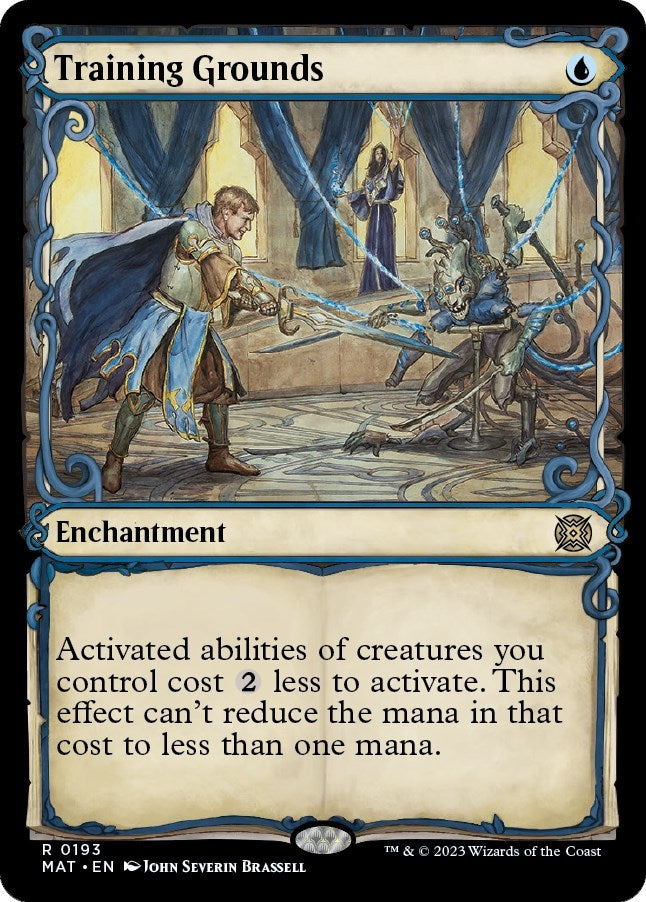 Image for Training Grounds (Halo Foil) (193) (March of the Machine: The Aftermath) - Magic: The Gathering
