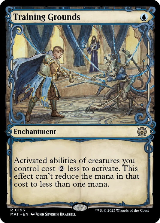 Image for Training Grounds (Halo Foil) (193) (March of the Machine: The Aftermath) - Magic: The Gathering